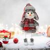 Spring Snowman Doll Snowman Doll Santa Hat Snowman Doll 