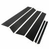 For 2011-2015 Kia Optima Door Window Pillar Posts Trim Covers Kit Glossy Black