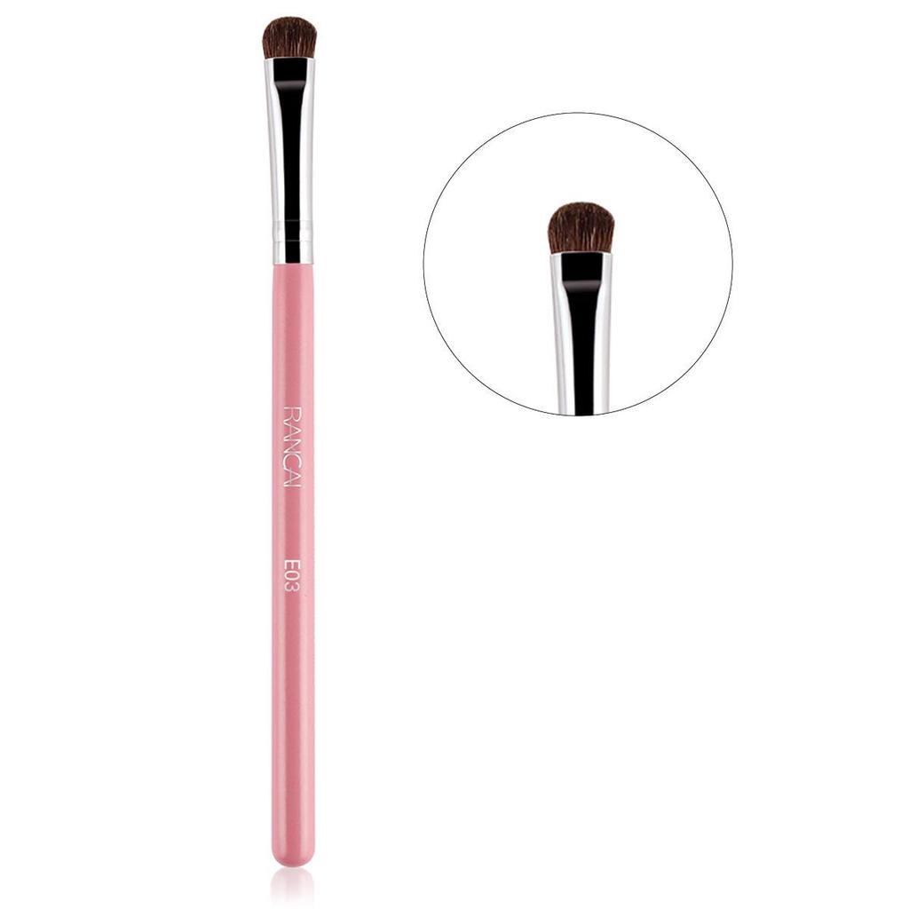 Tragbarer reiner Pferdehaar Lidschatten Verblenderpinsel - Große weiche Borste für Augen-Make-up