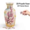 Artistic 3D Puzzle Vase Waterproof Flower Vase Jigsaw Home Decoration Vase  Housewarming Gift