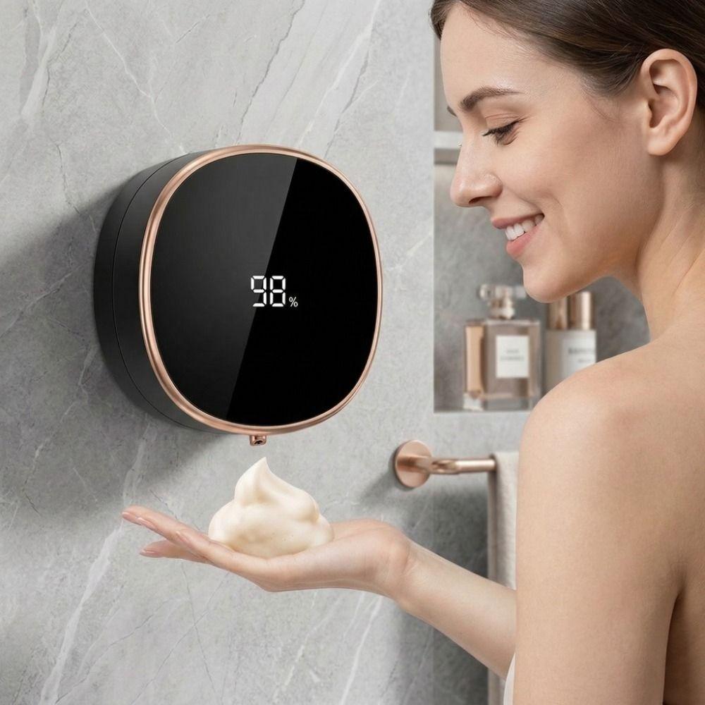 Waterproof Touchless Soap Dispenser Wall-mounted Smart Dispenser Liquid Foam Machine  Bathroom Use