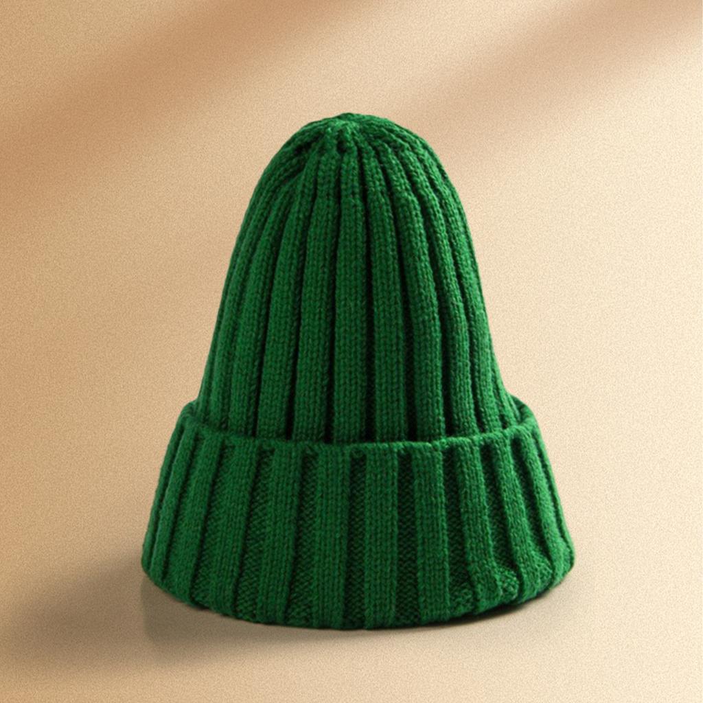 Men's And Women's Winter Warm Straight Strip Flanged Hat, Woolen Hat, Fashionable And Versatile Hat