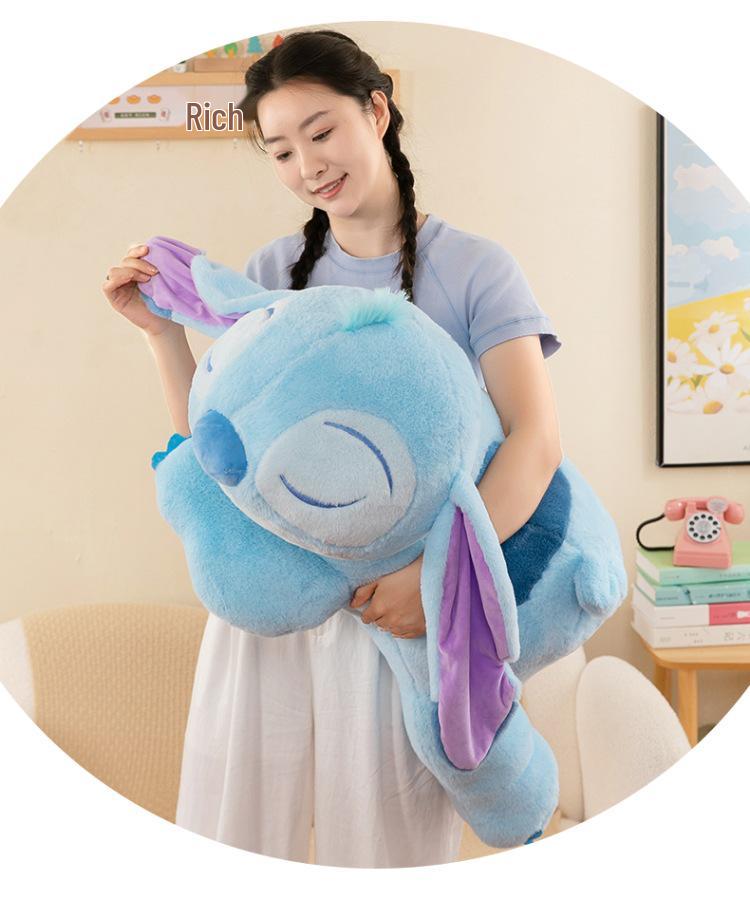 Heartbeat Stitch Cartoon Plush Pillow Doll - Cute Birthday Gift for Girls