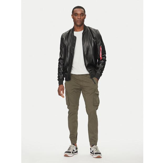 Куртка кожаная Alpha Industries Ma-1