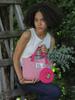 Double Quotes Summer Tote Bag Pink