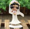 Disney Q Posket Jasmine Princess Snow White Belle Ariel Cinderella Anna Elsa Mulan Tinkerbell Cake Topper Children Gift