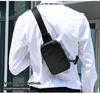 Men's Retro Genuine Leather Crossbody Chest Bag - Trendy Shoulder Bag for Commuting