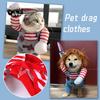 Costumi Divertenti per Cani di Halloween Abbigliamento per Animali Regolabile Set Costume Cosplay per Cani Abbigliamento Novità per Cani di Taglia Media Grande Bulldog O3G0