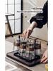 Gnas Chinese Style Heat-Resistant Glass Water and Tea Cup Set with Cold Water Kettle for Guests