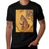 Vintage Korean Tiger Smoking Pipe T-Shirt Stain Resistant Casual Tee