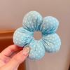 2Pcs Headwear Ornament Super Cute Flower Scrunchies Children Girl Kid Elastic Hair Band Accessories Tie Hair Ring Rope Headdress