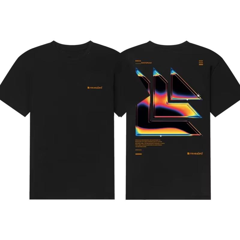 White Was Here Dj Champion Electronic Music Label Tshirt Cotton Graphic Tee Unisex Unisex Summer Streetwear