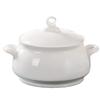 Pure White Ceramic Tableware Set - Plates & Bowls for Home or Hotel