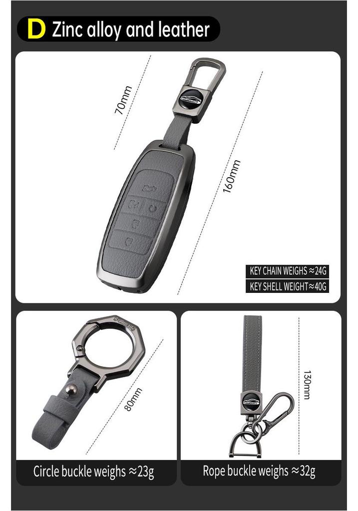 Compatible with GAC Trumpchi M8 Key Case, Shadow Leopard, GS8, AION GS4, M6 Pro, GS3 Shadow, and E9 Shell Buckle.