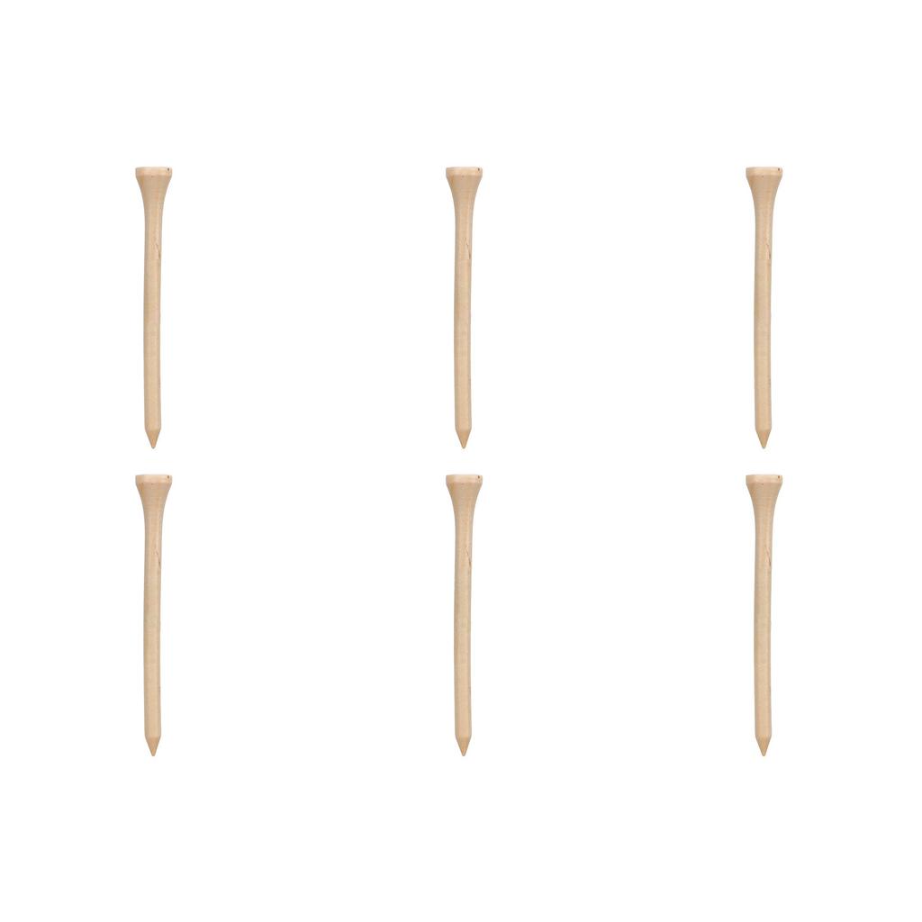 50 Stück Golf Tees Professionelle Starke Ersatz-Holz-Golf-Tees für Golfzubehör 83mm 3,27in