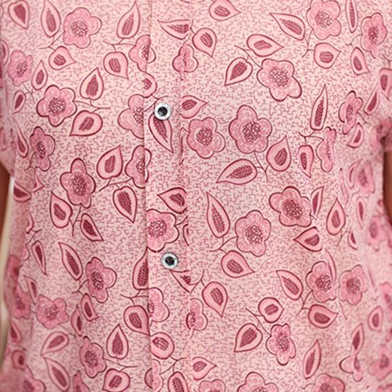 Women's Floral Pajamas Set Short Sleeve Button Down Top And Pants Pjs Set Casual Printed 2 Piece Lounge Outfits