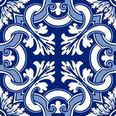 Samolepky na dlaždice Poromoro, portugalské, španělské, azulejo, odlepitelné, kuchyňské, koupelnové, mozaikové, sada 16 kusů (11.9,15)