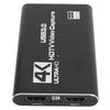 4K Audio Video Catch Card 60Hz HD Multimedia Interface to USB 3.0 Full HD Recording Device for HDTV Game Live Streaming