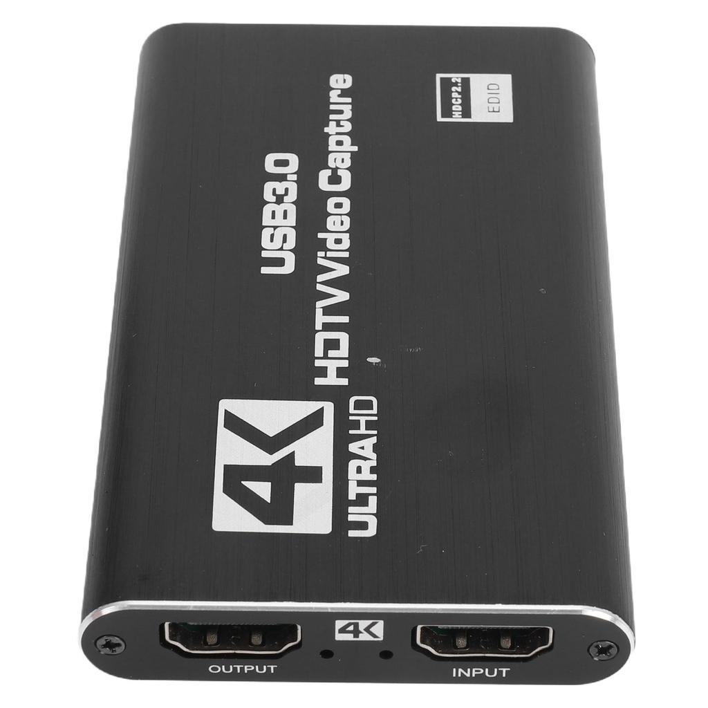 4K Audio Video Catch Card 60Hz HD Multimedia Interface to USB 3.0 Full HD Recording Device for HDTV Game Live Streaming