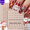 Zhengxiang Christmas Snowflake Silver Nail Stickers | European & American Ornaments