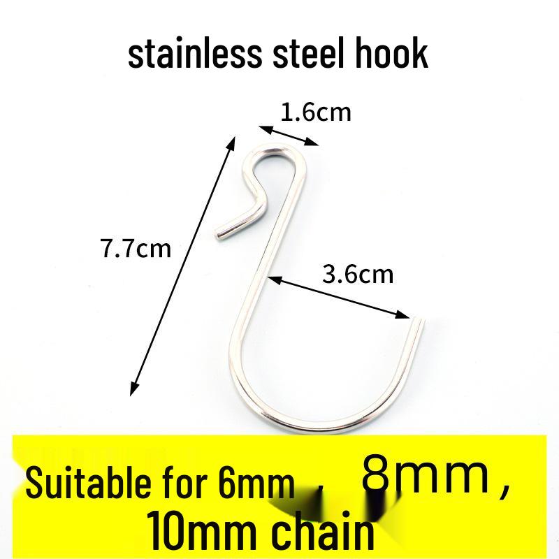 Red and White Plastic Warning Chain - Road Cone, Parking Isolation, Guardrail, Hanging Clothes, Yellow and Black Chain