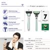 Safety Razors Safety Shaving Razors Metal Razors with 5 Safety Razors Blades,Ecofriendly Razors with Ergonomic Handle