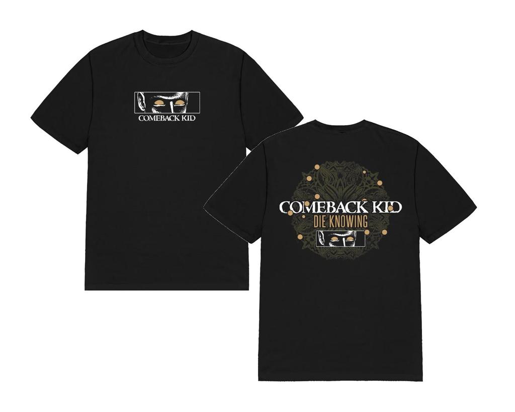 Comeback Kid Die Knowing Shirt •Comeback Kid Band Tee •Comeback Kid T-shirt Hoodie •Die Knowing Shirt •Hardcore Punk Band Shirt
