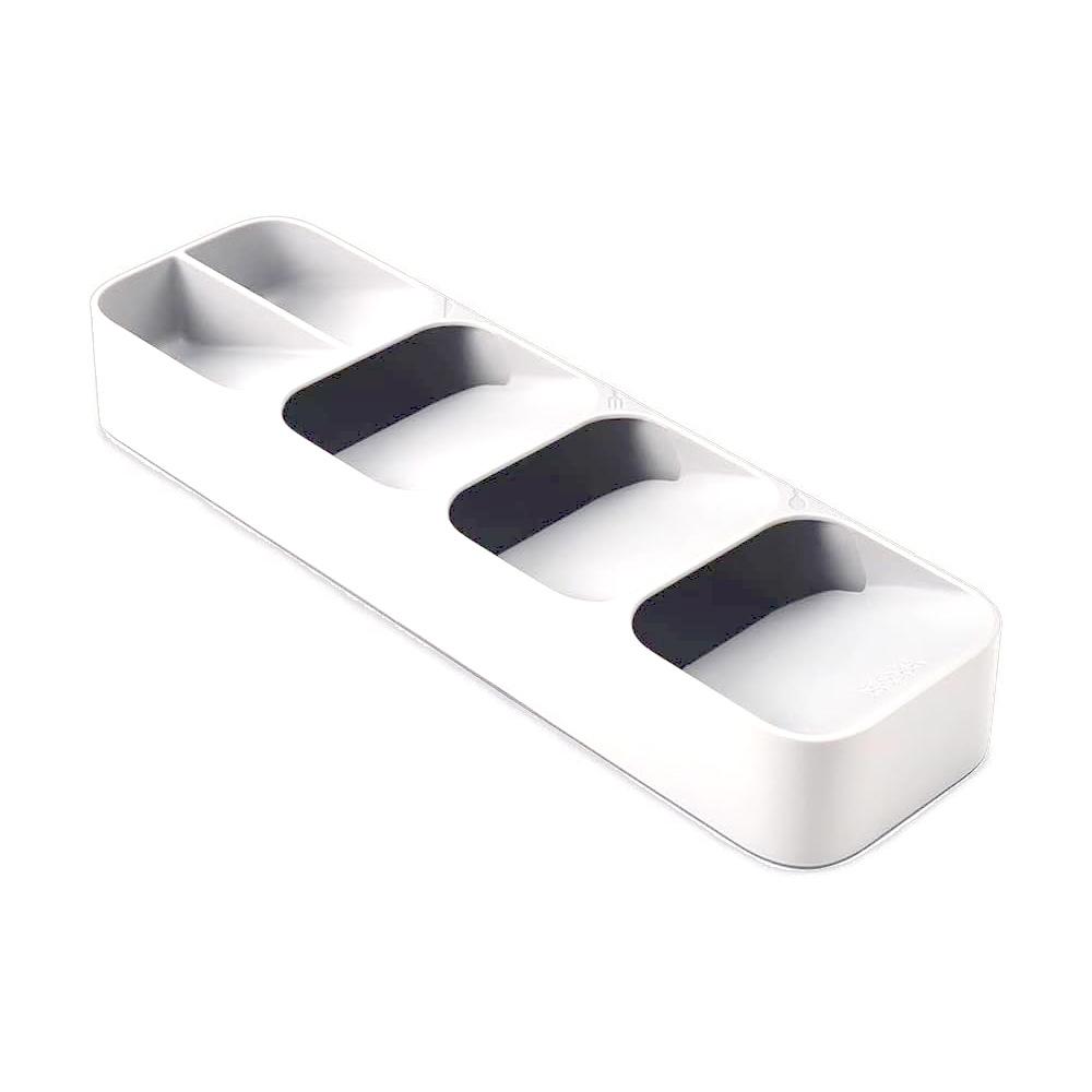 Plateau de rangement pour vaisselle de cuisine, organiseur de tiroir pour couteaux, fourchettes et cuillères, plateau de rangement compartimenté pour couverts, organisateur de cuisine