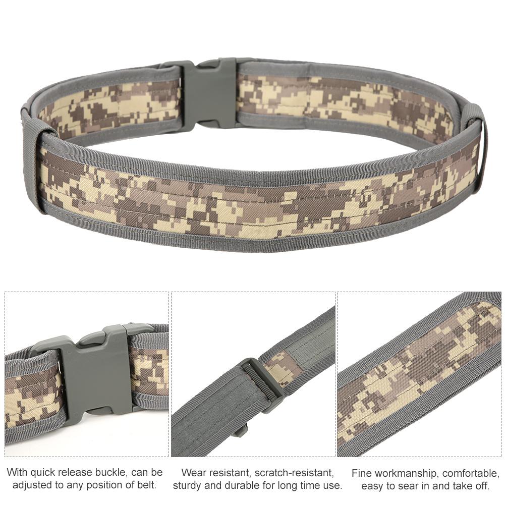 Multi Functional Outdoor Tactics Nylon Training Outer Belt for CS Play Rescue Accessory