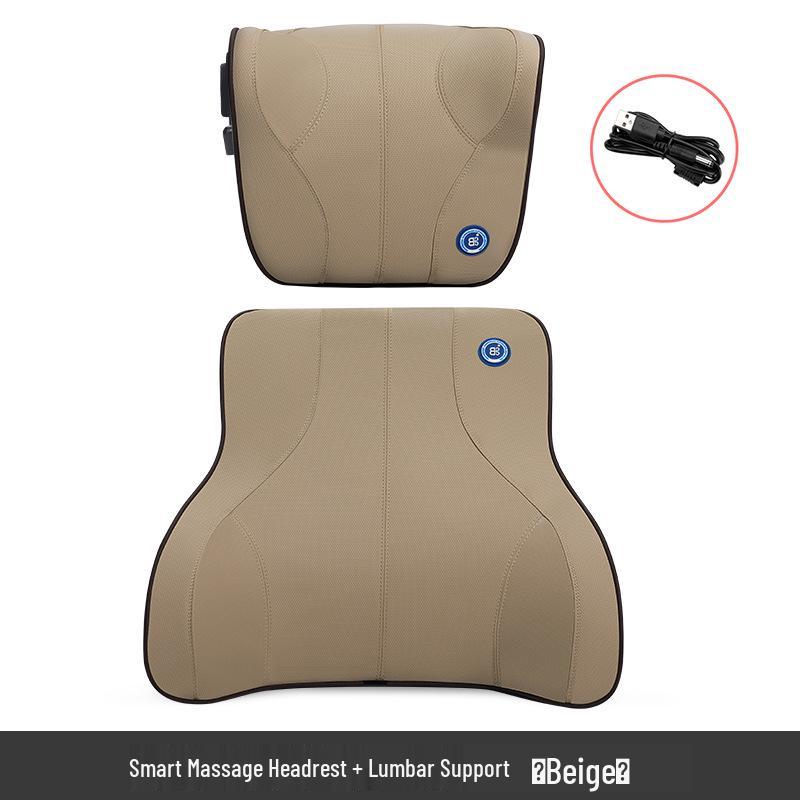 Suporte para Pescoço e Lombar para Carro: Apoio de Cabeça, Almofada Cervical e Almofada de Massagem Elétrica