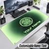 Custom Name Text Mouse Pad Celtic FC Personalized Desk Pad For Work And Gaming