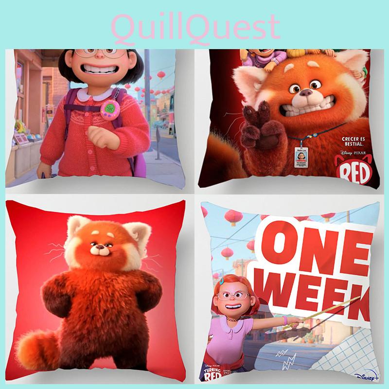 Turning Red Pillowcase Add A Cozy Touch To Your Living Space