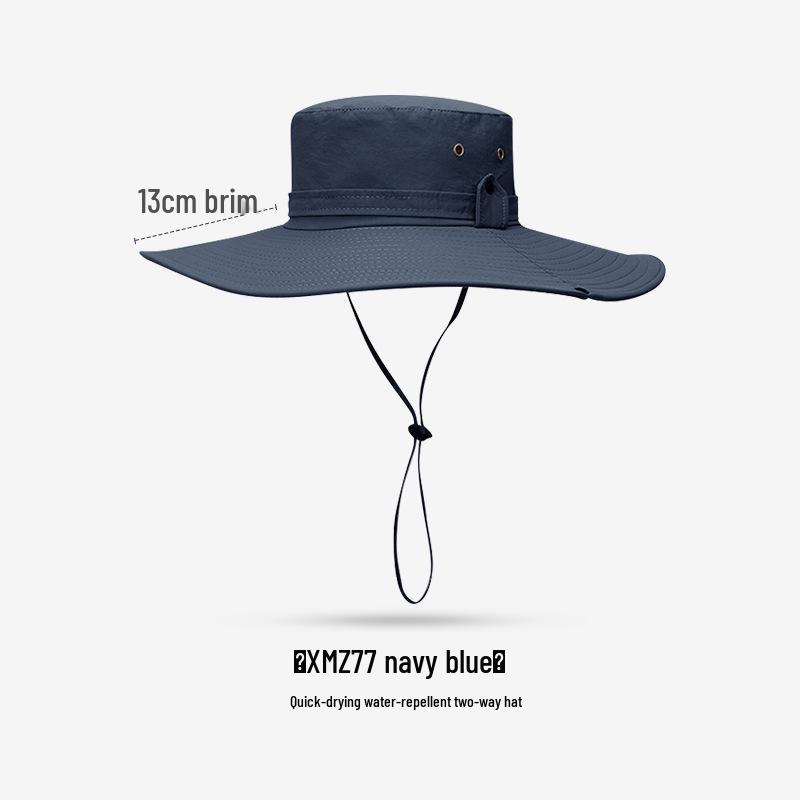 Cappello da Pesca da Uomo ad Asciugatura Rapida con Protezione UV per Esterno