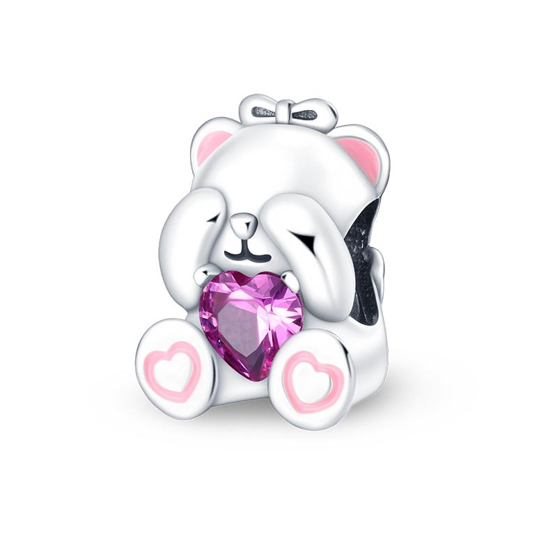 Jungfräuliches Kupfermetall Koala Elefant Kaninchen Haustier 3mm Charm Perlenkomponenten Perlenkomponenten Anhängerperlenkomponenten Ideal Entworfen für Geburtstage Hoch