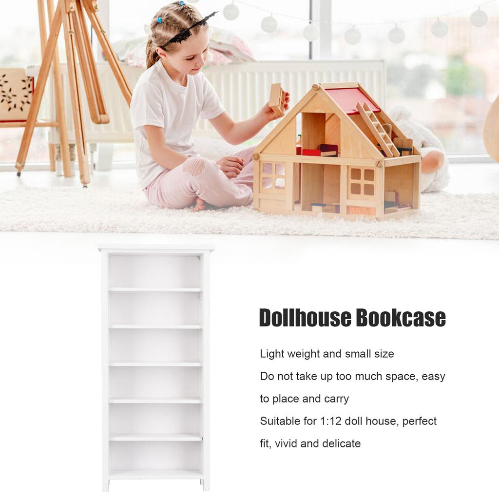 1:12 Scale   Miniature Bookcase Simulation   Decoration Furniture