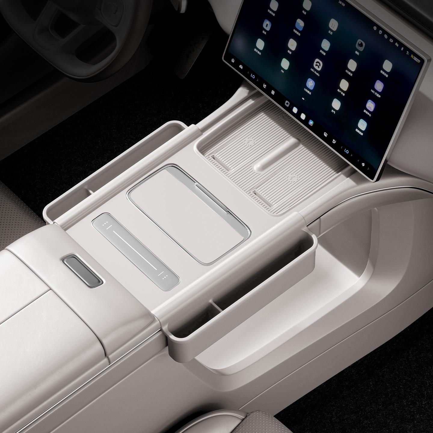 Silicone Multifunctional Car Storage Box for NIO ES8 Center Console