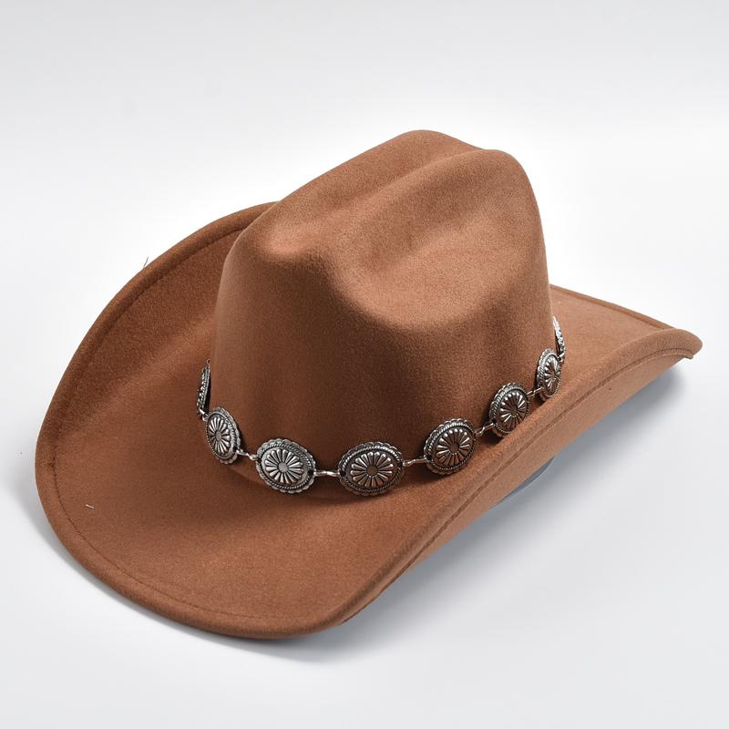 Latest Western Cowboy Hat for Womens Photo Props Cowgirl Jazz Hats Party Dress Cap Sombrero Hombre