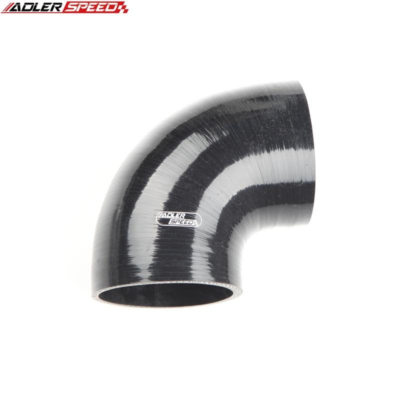 ADLERSPEED 2.0 2.5 3 51mm 63mm 76mm 90 Degree Elbow Silicone Hose Pipe Intercooler Turbo Intake Pipe Coupler Hose ID 25MM