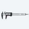 Digital Vernier Carbon Large LCD Precision Measuring Outer Inner Step Battery Included Caliper, 0-150mm, Fiber, Display, Work, Carpentry, DIY, Tool,