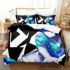 3D Print Anime Blue Lock Bedding Set Twin Queen King Size Duvet Cover Pillowcase for Boys Girls Adult Home Textile