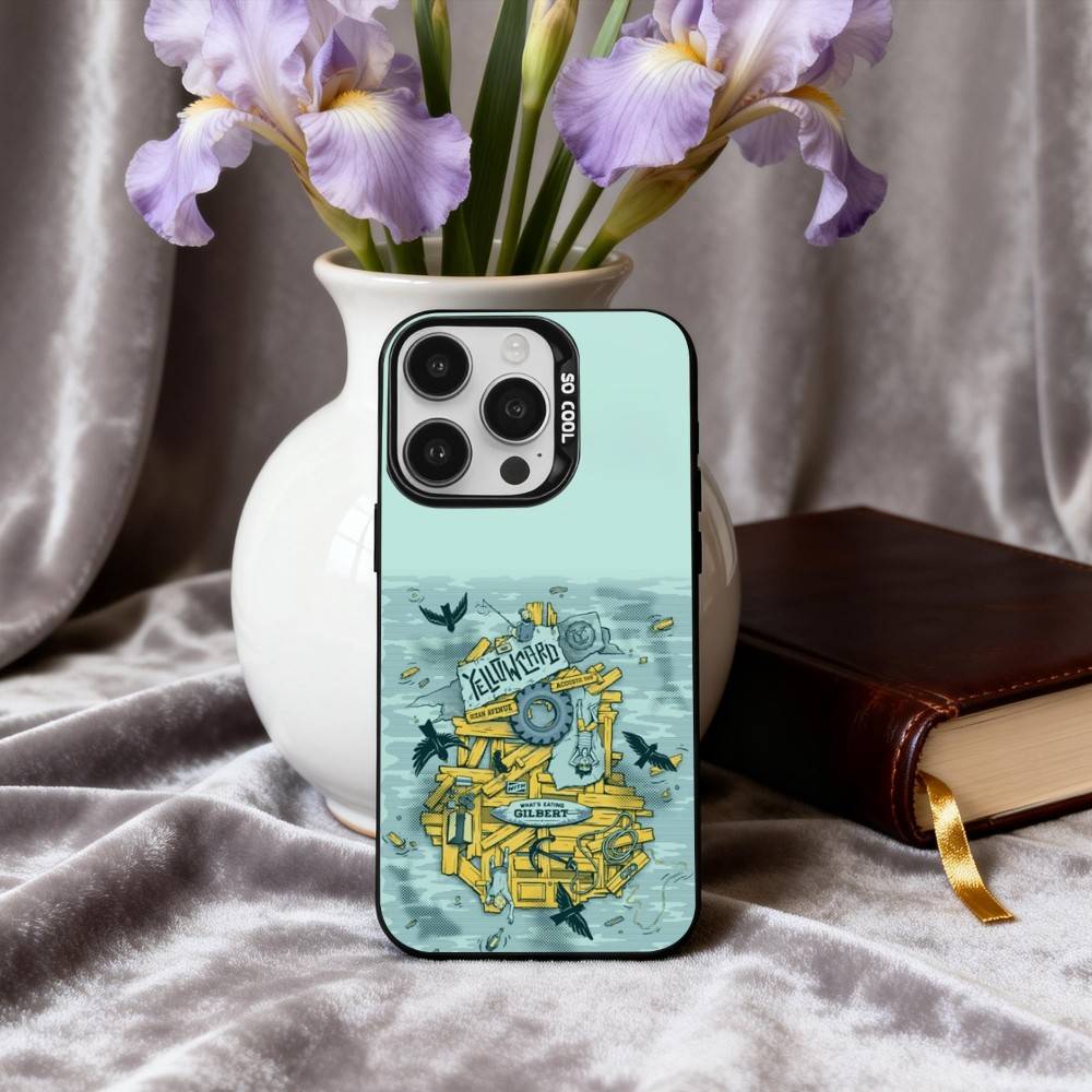

Rockin Y-Yellowcard Band Phone Case For iPhone17,16,15,14,13,12,11 Plus,Pro Max Candy Silver Plated Inside Cover iPhone16pro