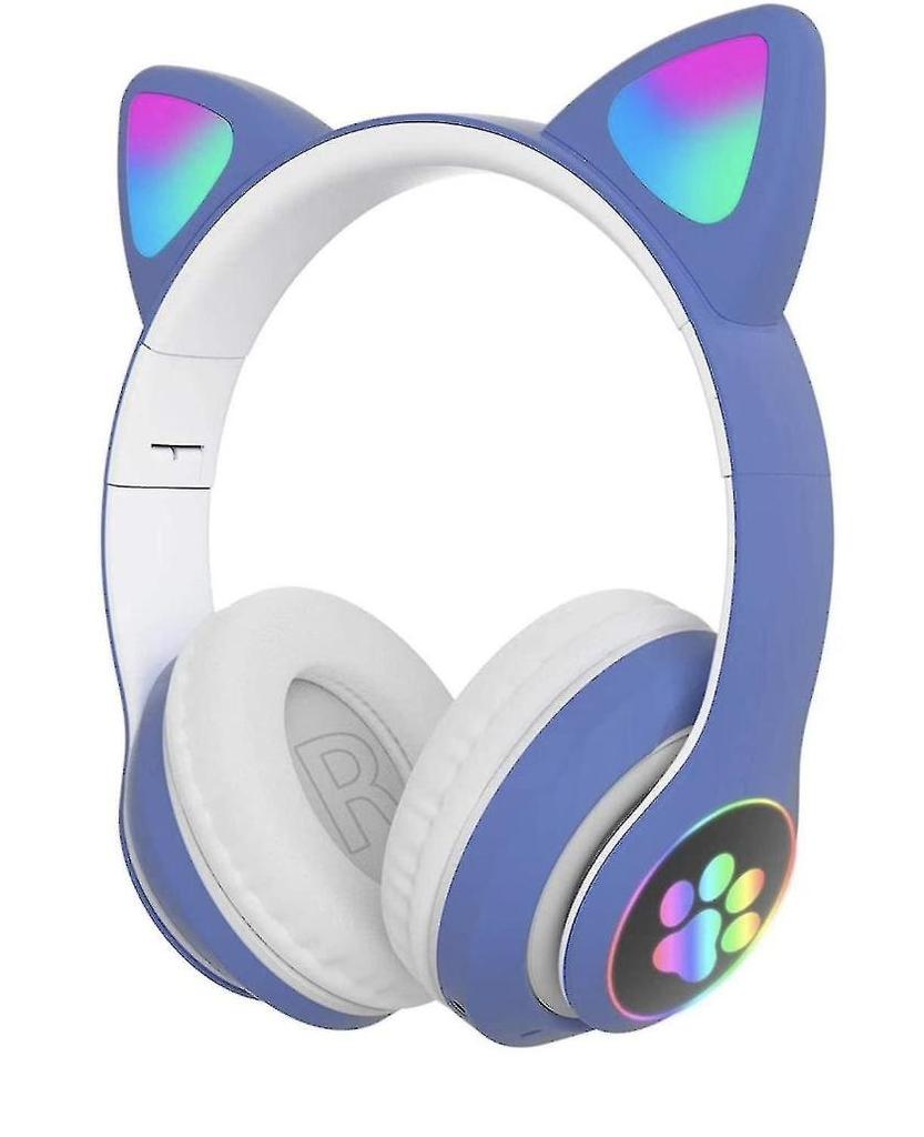 Wireless Luminous Cat Ear Bluetooth Headset