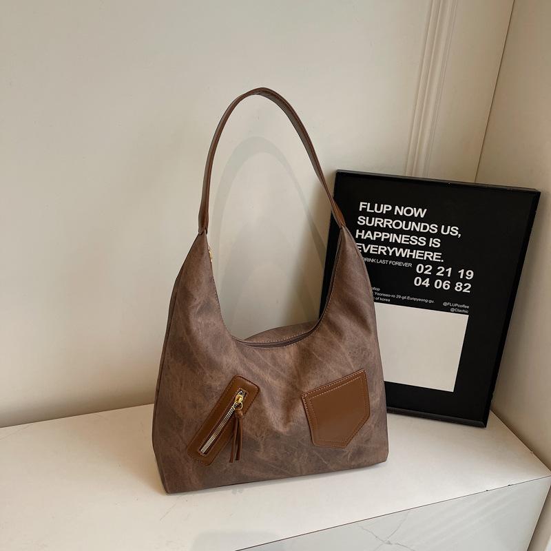 Premium sense large capacity tote bag women's new autumn and winter versatile fashion shoulder bag niche underarm bag