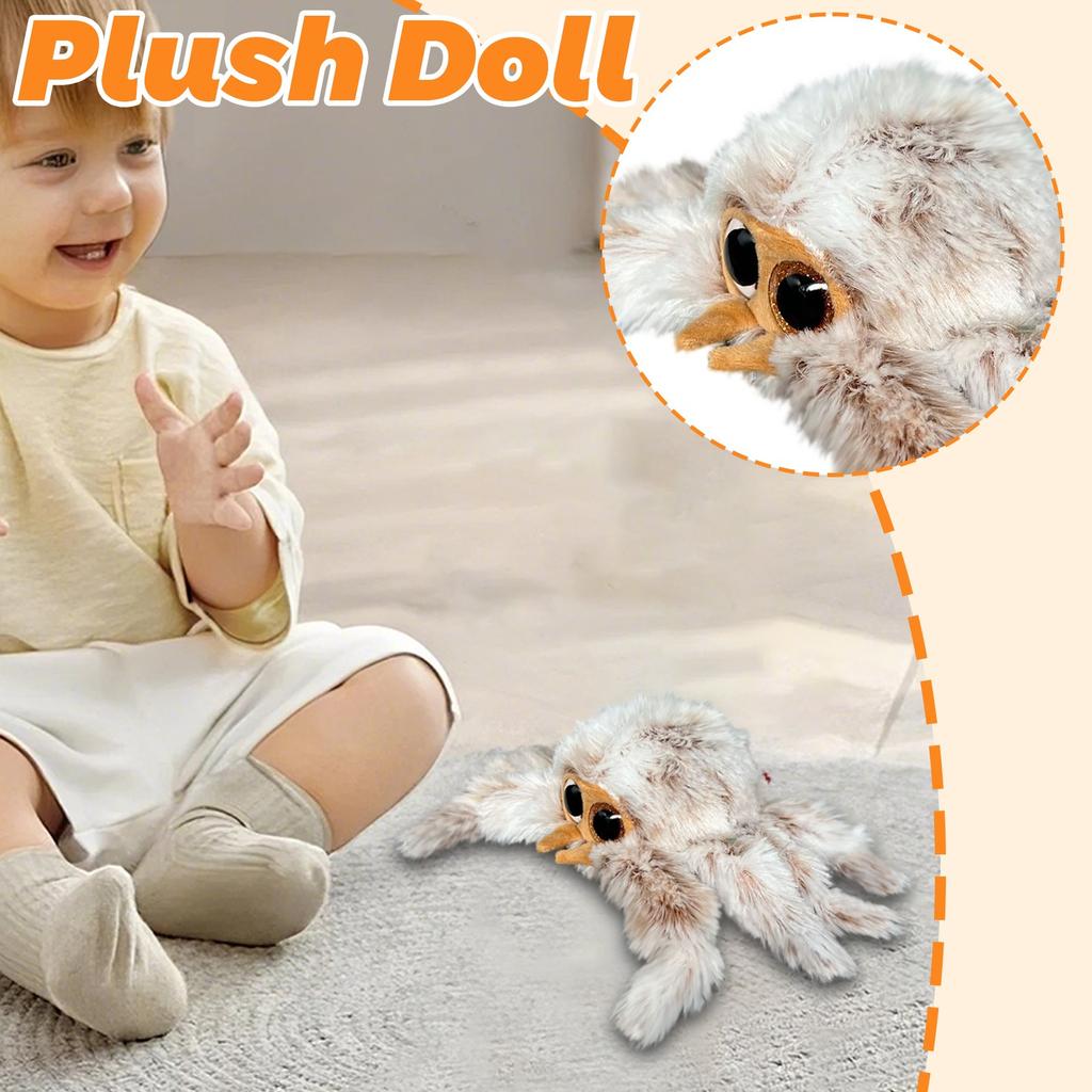 Small Spider, Jumping Spider Doll, Insect, Stuffed Doll, Stuffed Animal Toy.