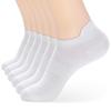 Men's Plus Size Summer Mesh Cotton Ankle Socks - Low Cut, Lightweight, Solid Color Sports Socks