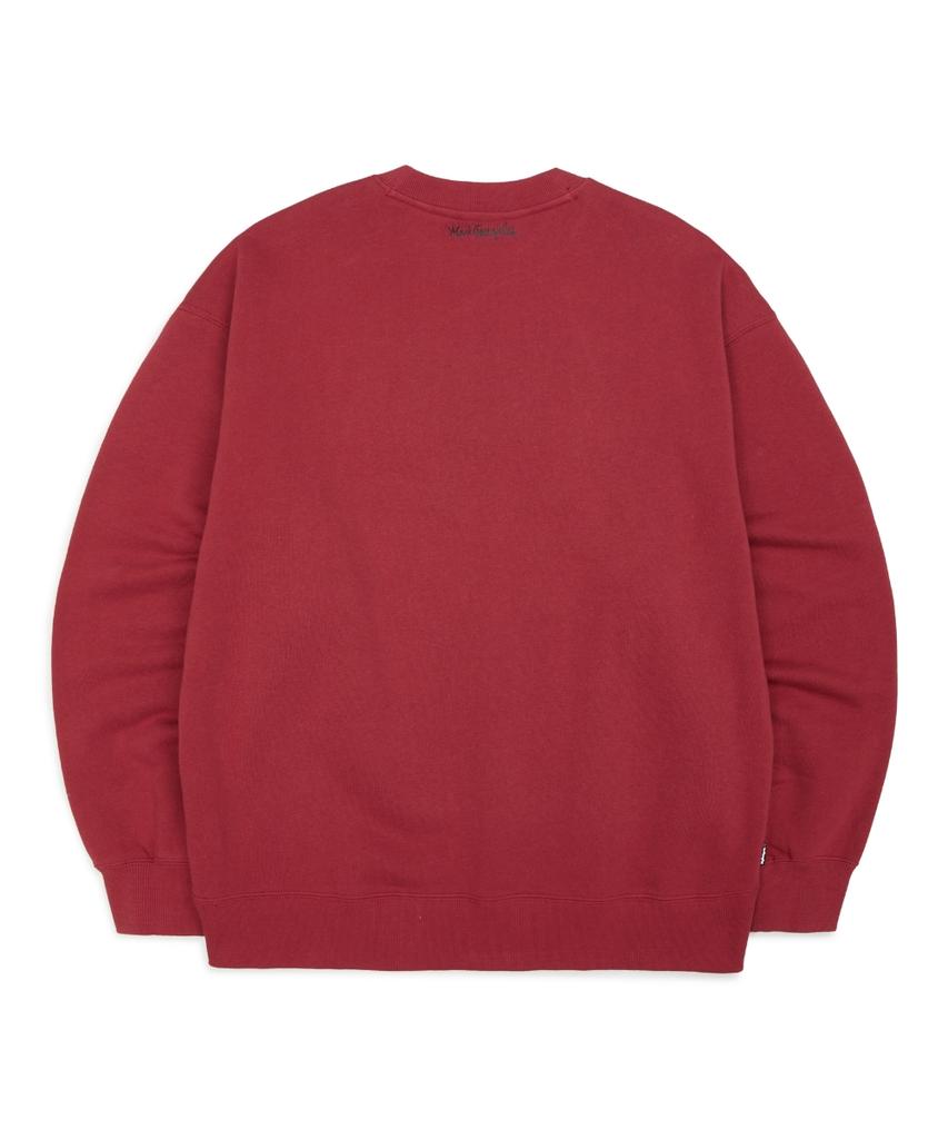 MARK GONZALES Holiday Graphic Sweatshirt - Red