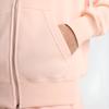 Nike Solid Color Zip-Up Hooded Long Sleeve Sweatshirt Men tops Pink FN3885-664