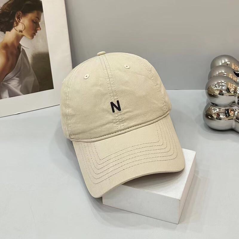 Xuyin N-Letter Soft-Top Baseball Cap One Size