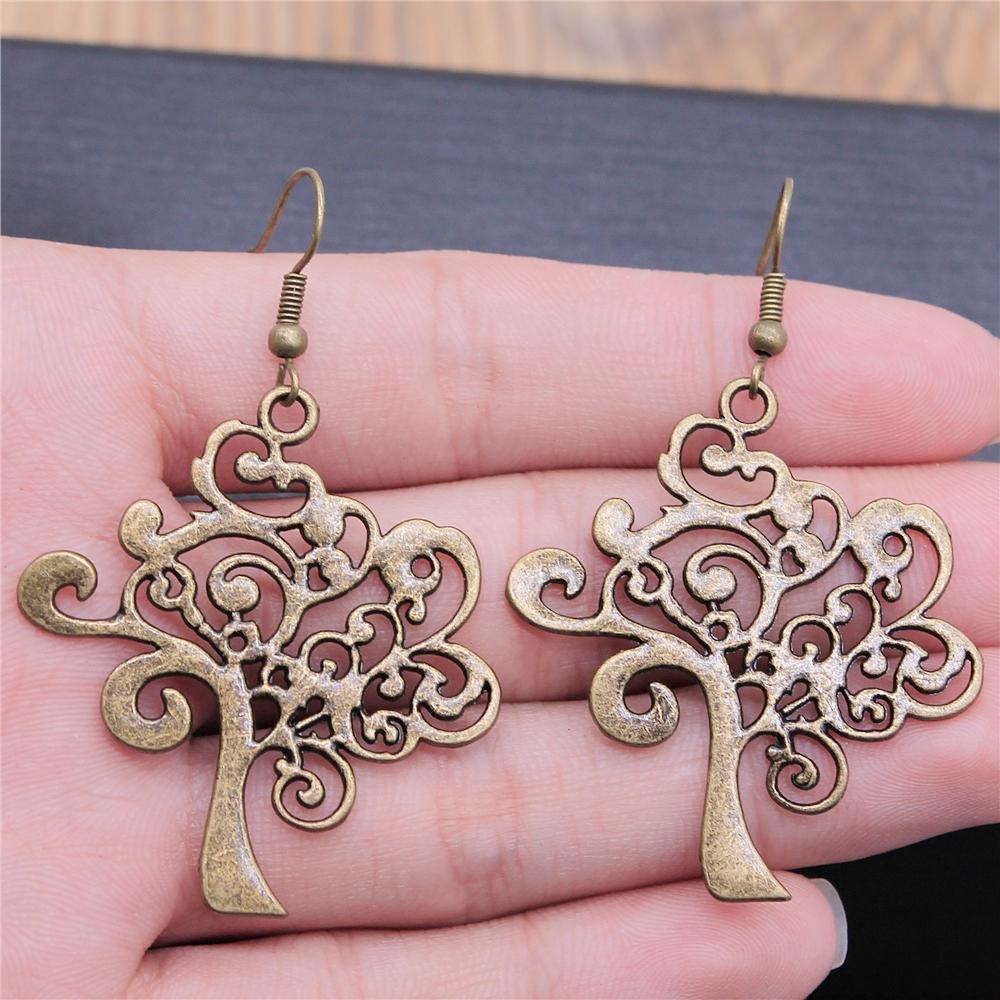 Tree Earring Women Drop Earrings Round Tree Dangle Earrings Women Fashion Jewelry Gift For Women