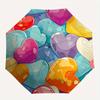 1pc Heart Shapes Automatic Open/close Folding Compact Umbrella, 8-Rib Sturdy Canopy, Lightweight Portable, Everyday Use, Gift,133